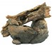 Sunnydaze Fallen Log on River Rock Tabletop Fountain with LED - 10 Inch Tall 819804018148  302827741198